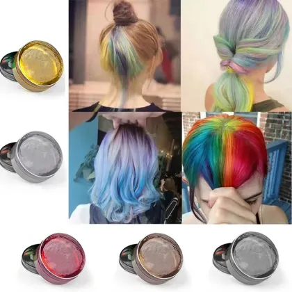 KALISPRO Temporary Grandma Grey Hair Clay Wax Color