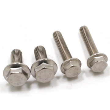 High Quantity Stainless Steel 304 Hexagon Flange Bolts - M8 x 20mm