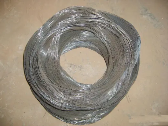 low carbon binding wire twisted black annealed tie wire