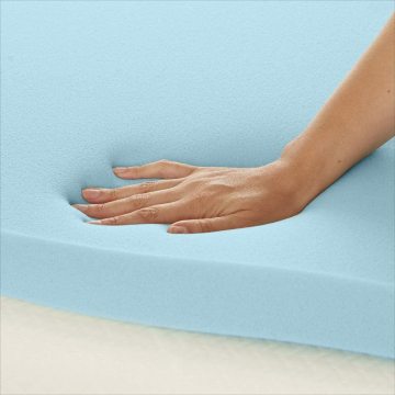 Temperature-Regulating Gel Beads 3 Inch Memory Foam Mattress Topper