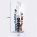 360 rotating coffee capsule storage rack
