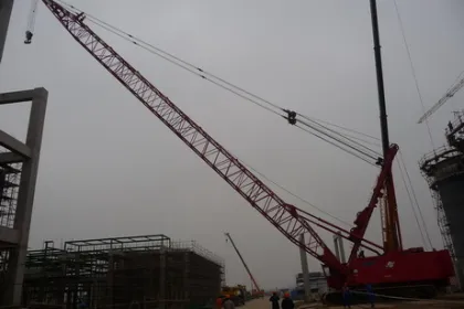 Supply  Manitowoc 4600S Crawler crane used 350ton crane TEL:+8613818259435