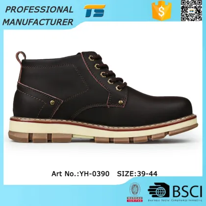 Waterproof Leather Boots Men Shoes Boots