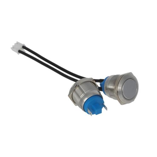 19 mm LED -metalen lichtschakelaar