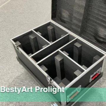 Balmz1915 Mac Aura LED Moving Head Stage Light 4in1 με θήκη πτήσης για κινητά γεγονότα