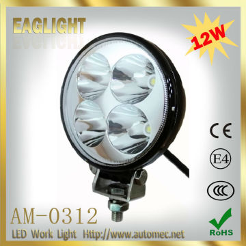12W IP67 Round Car LED Work Light