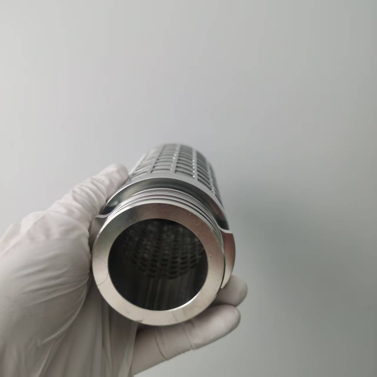 80 Mesh 304 SS Single Layer Screen Cylinder for Medicine Residue Separation (4)
