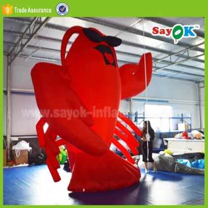 Inflatable Lobster Model Prawn Crayfish Shrimp for Advertisement