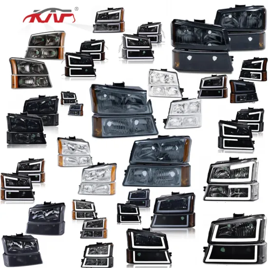 Headlamps and Bumper Lamps for Chevy Silverado 1500/2500/3500 (2003-2006)