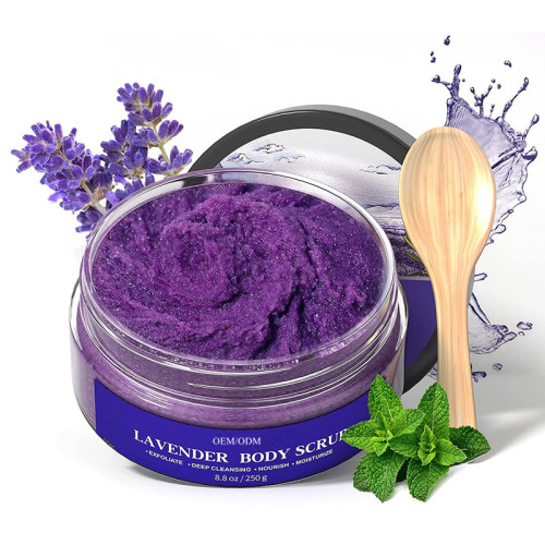 Private Label Moisturizing Acne Treatment Lavender Scrub