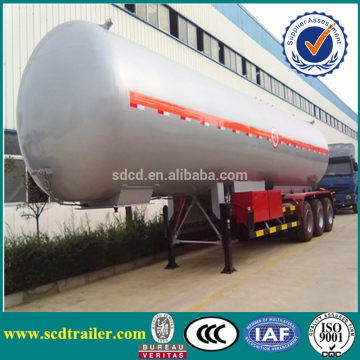 58000L 24T three axles LPG tank semitrailer factory direct sale