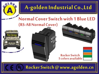 MARINE SWITCH ROCK RED BOAT ROCKER SWITCH WITH AMABER LIGHTS laser carling switch