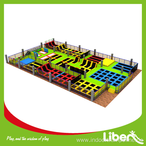 large indoor trampoline park in USA