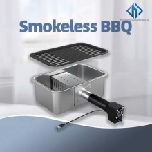 Portable Smokeless Charcoal BBQ Grill