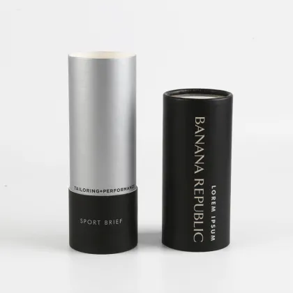 Custom Luxury Clothing Cylinder Favor Packaging Box