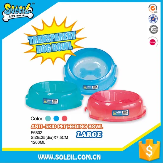 Sample Offered Indoor And Outdoor PP Plastic Pet Travel Bowl