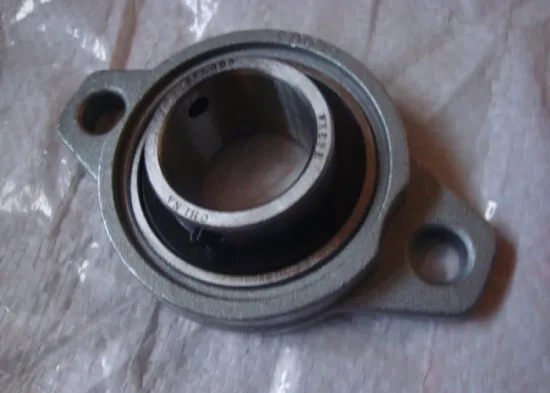 Kfl005 Miniature Pillow Block Bearings Of Cast Steel Huosing For Wheel