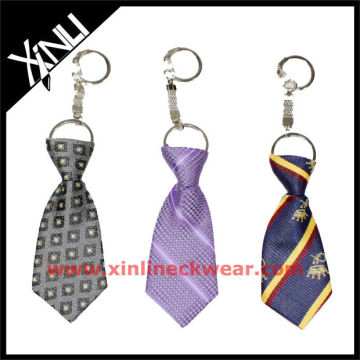 Logo Silk Necktie Keychain