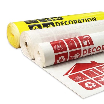 Customizable Structure Non-Woven OPP Film Waterproof Paint-Resistant Floor Protective Film