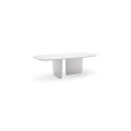 Round Table Home Furniture Dining Table in Stock New Simple Living Room Office Dinning Room Custom Color Optional White Modern