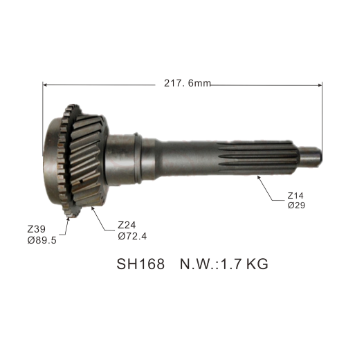 ME740129 Transmission Gear Shaft 39T-24T-14T for MITSUBISHI