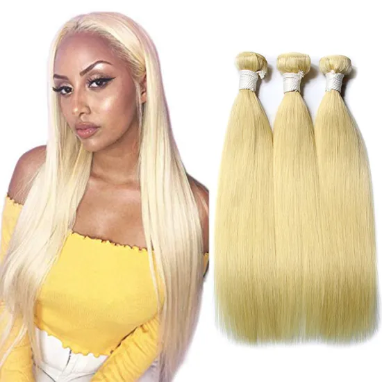 Honey Blonde Brazilian Remy straight 613 bundles,frontal with bundles straight,Long Hair Bundles Straight blonde human hair bu