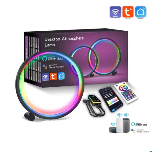 Wi -Fi Smart RGB настольная лампа для домашнего декора