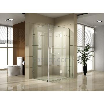 100% 10mm frameless shower enclosures