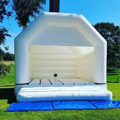 High Quality White Castle Bouncy Wedding Jumper Bounce House