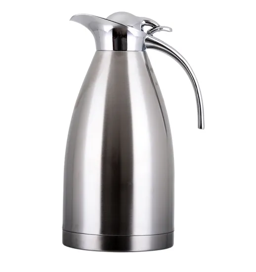 1.0/1.5/2.0L Good Quality 201/304# ABS Plastic Plating Handle Vacuum Insulated Pot