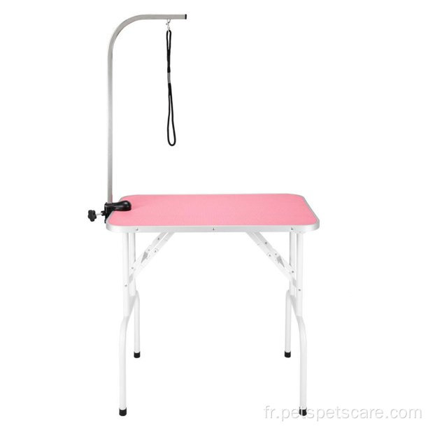 Table de toilettage pour chats de chien pliable réglable