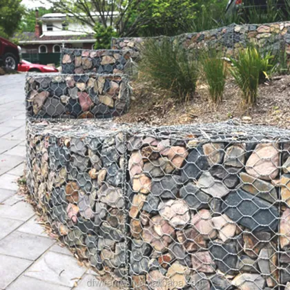 Gabion Fence 200mm Galvanized Retaining Wall Systems