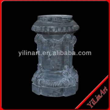 Black Stone Small Statue Base YL-L149