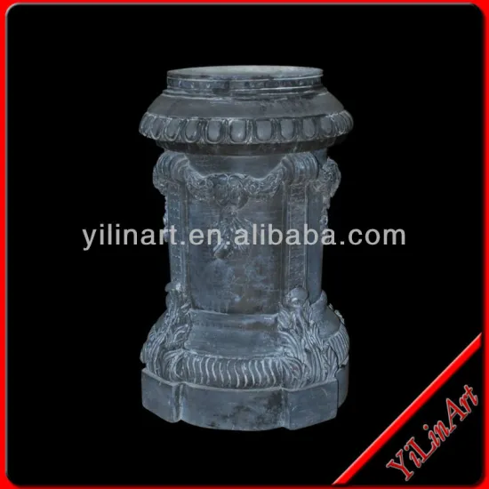 Black Stone Small Statue Base YL-L149