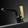 Special Brushed Gold Hot and Cold Basin Faucet