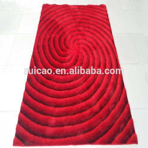 3D 5d M6 polyester handtufted shaggy carpet for home