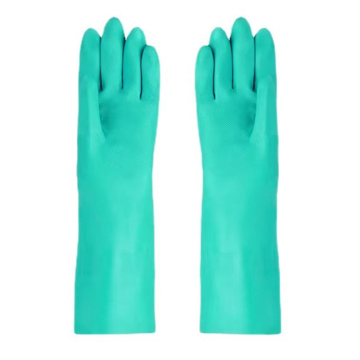 Rubber Heavy Duty Safety Chemical Resistant Nitrile Gloves