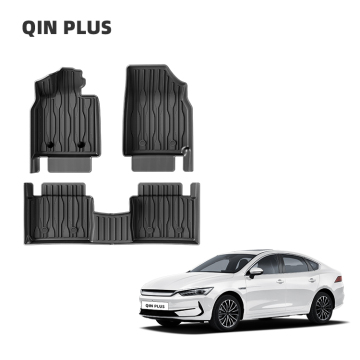 BYD Qin Plus Car Interior Accessories: TPE Foot Mat, Floor Liner, Carpet Mat, Foot Pad