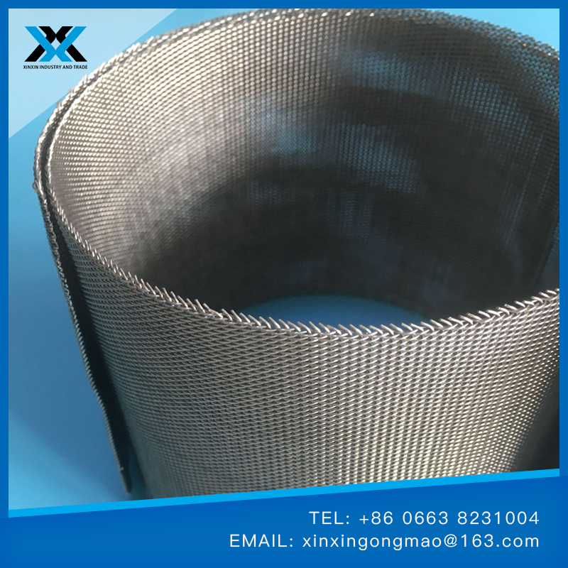 Stainless steel dense network dutch mesh