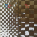 High intensity square weave carbon spread tow fabric