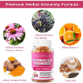 Vegan Echinacea Gummies cu suport imunitar negru de Elderberry