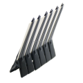 Agrafe profesionale de păr din metal galvanizat negru mat-2260