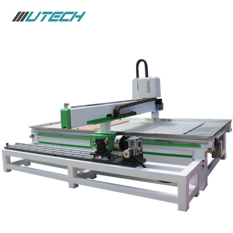 wood design cutting machine with rotating shaft