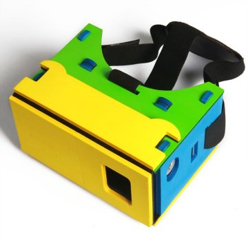 Low price and more popular google cardboard vr box 3D glasses eva wholesale from china