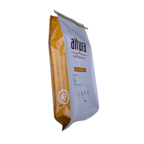 Sac à café à soufflet latéral biodégradable pour café 12oz