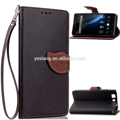 Flip Leather wallet back cover mobile smart phone case for doogee x5 pro case