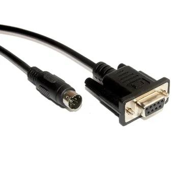 OEM RS232 DB9 to 8pin mini din cable