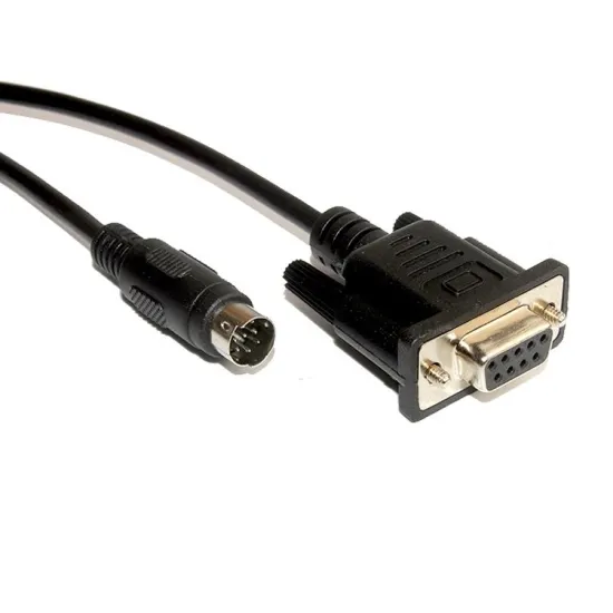 OEM RS232 DB9 to 8pin mini din cable