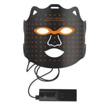 7 Colors LED Face Mask Light Therapy - Professional Blue Red Light Therapy Mask for Face