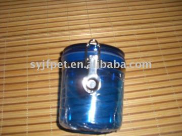 pet round 600ml seal jar for candy mask cream